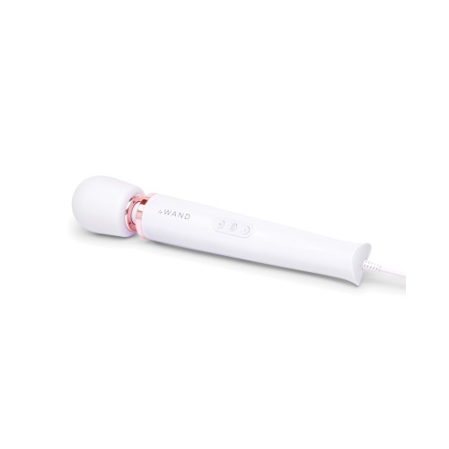 Le Wand Plug-In Vibrating Massager in White