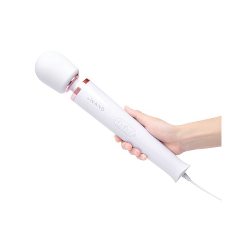 Le Wand Plug-In Vibrating Massager in White