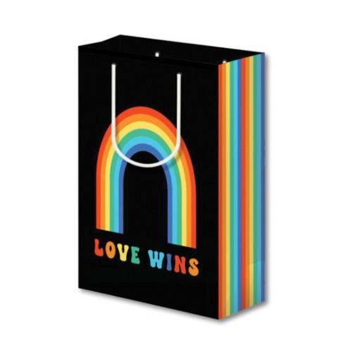 Bolsa de Regalo Grande Love Wins Pride para Ocasiones Especiales