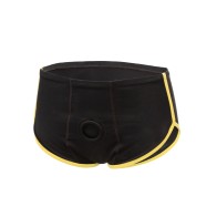 Boundless Boxer Brief Black Yellow L/XL