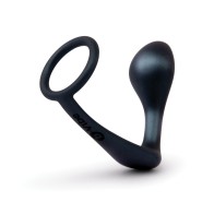 Anillo de Pene y Plug Prostático b-Vibe Butties - Negro