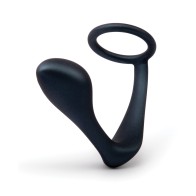 Anillo de Pene y Plug Prostático b-Vibe Butties - Negro