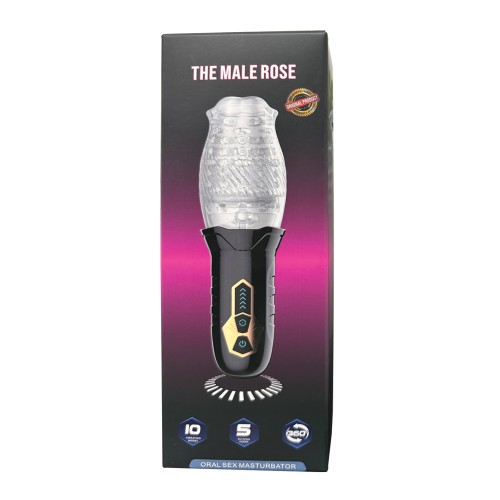 The Male Rose Rotating Blow Job Simulator Black