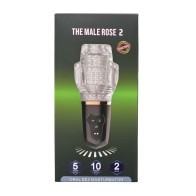 Male Rose 2 Rechargeable Sucking & Vibrating Masturbator for Maximum Pleasure