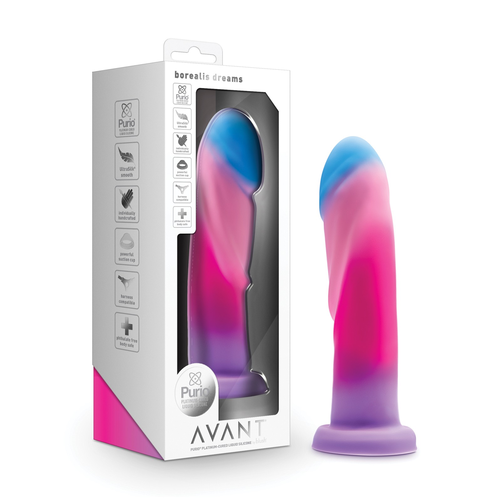 Blush Avant Borealis Dreams Dildo de Silicona Algodón de Azúcar