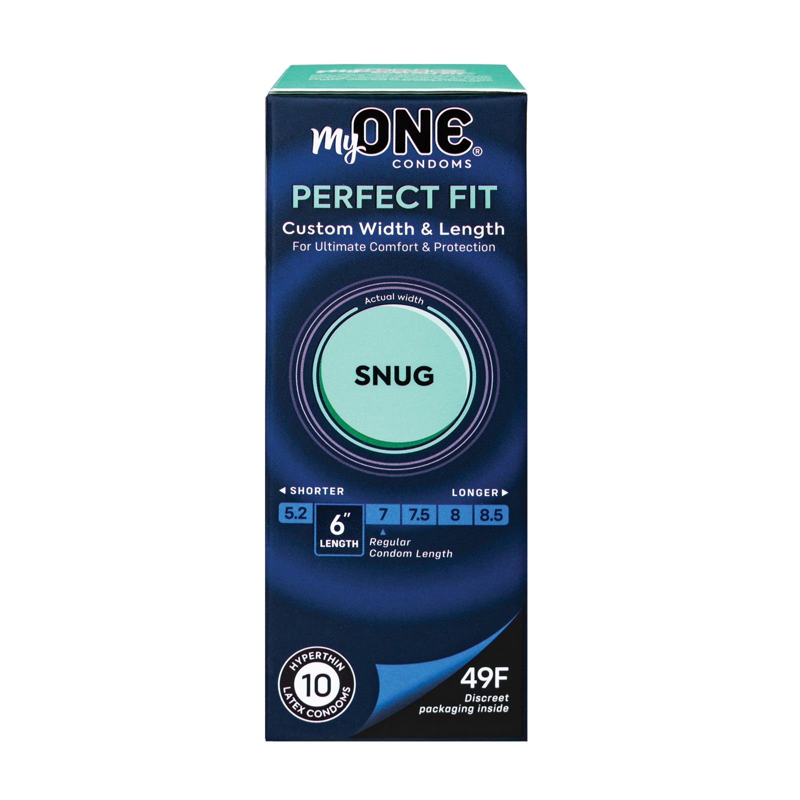 Condones My One Snug para Confort Ajustado Personalizado