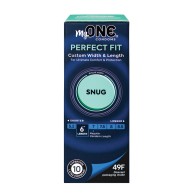 Condones My One Snug para Confort Ajustado Personalizado