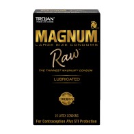 Trojan Magnum Raw Condoms Pack of 10