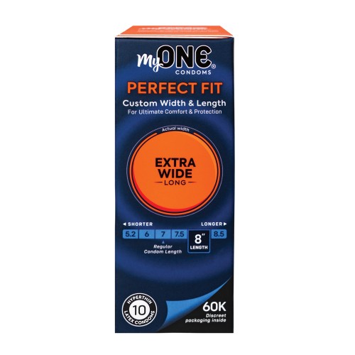 MyONE Condones Extra Anchos y Largos - Paquete de 10