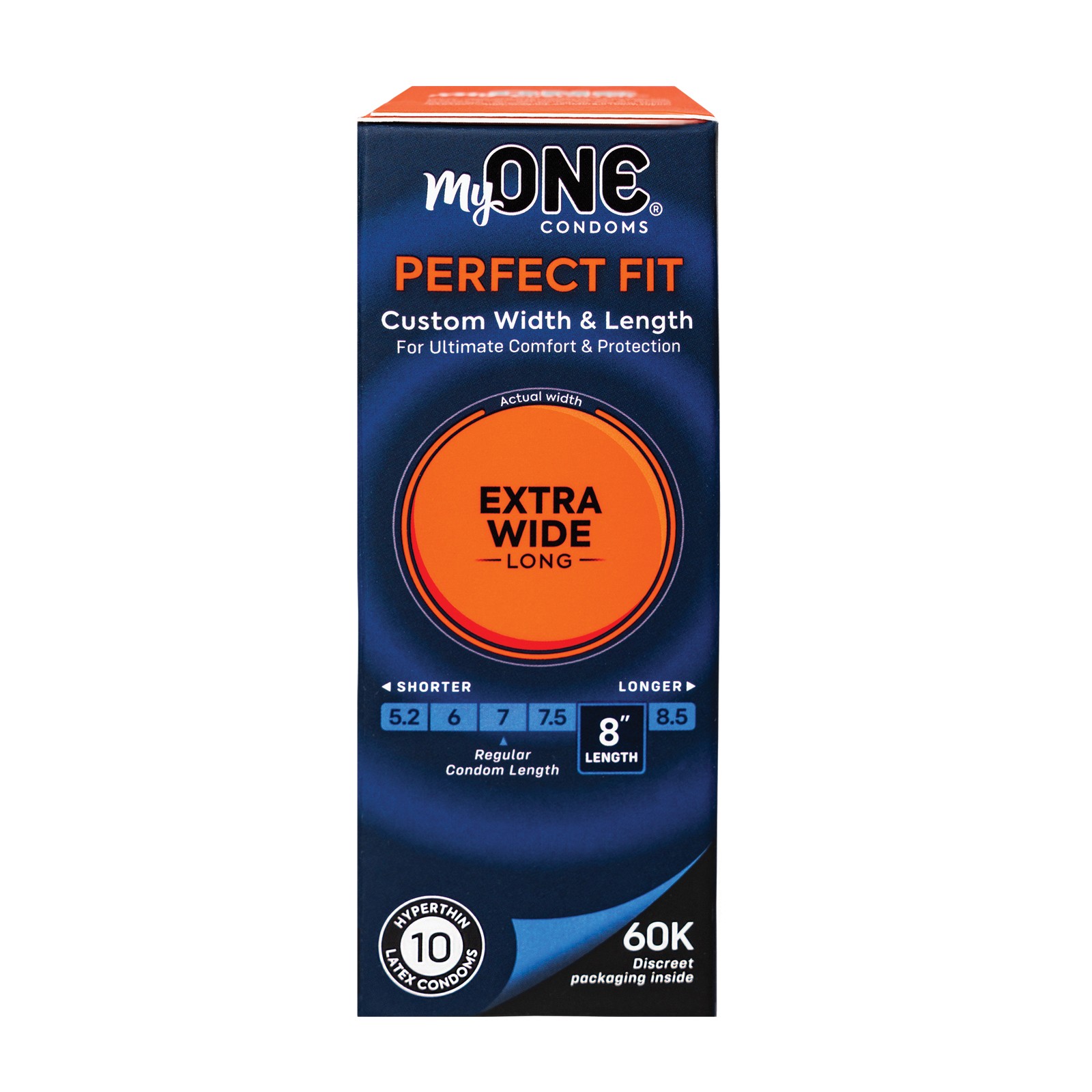 MyONE Extra Wide and Long Condoms - 10 Pack