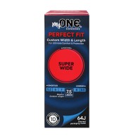 Condones Super Anchos MyONE Custom Fit - Paquete de 10