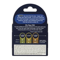 My One Classic Sampler Condoms Pack of 3