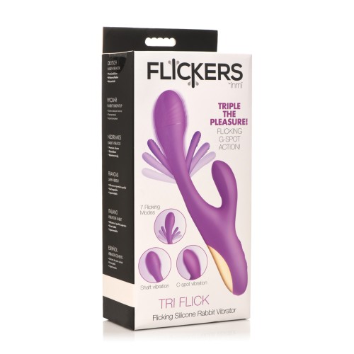 Vibrador Conejito Tri-Flick Inmi