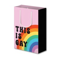 This Is Gay Rainbow Gift Bag - Celebrate with Pride