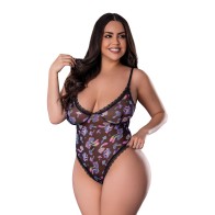 Hazy Dayz Shrooms Teddy - Alluring Lingerie for Wild Nights