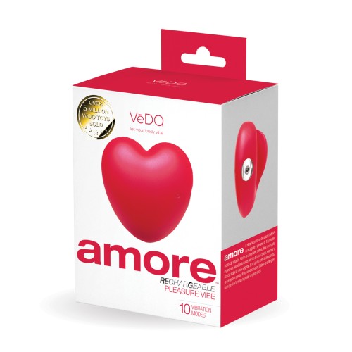 VeDo Amore Vibrador Placentero Recargable Rojo