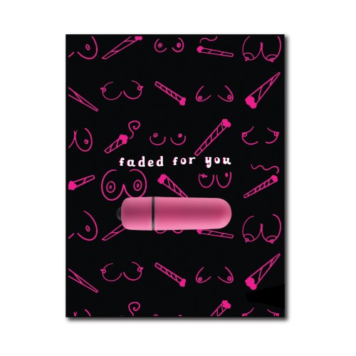 420 Foreplay Greeting Card with Rock Candy Vibrator