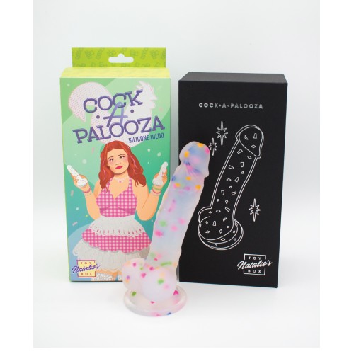 Dildo de Silicona con Confeti de la Caja de Juguetes de Natalie