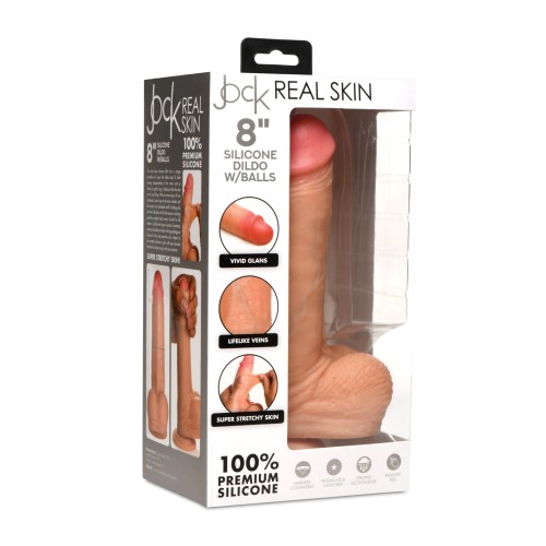 Curve Toys Jock Real Skin Silicone Dildo