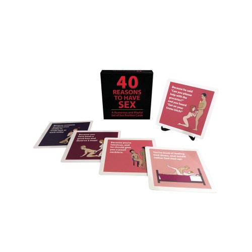 40 Reasons to Have Sex Fun Cards