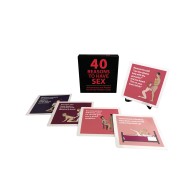 40 Reasons to Have Sex Fun Cards