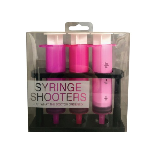 Pink Syringe Shooters Set of 3 for Parties