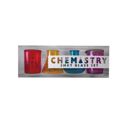 Chemistry Shot Glass Set Set of 4