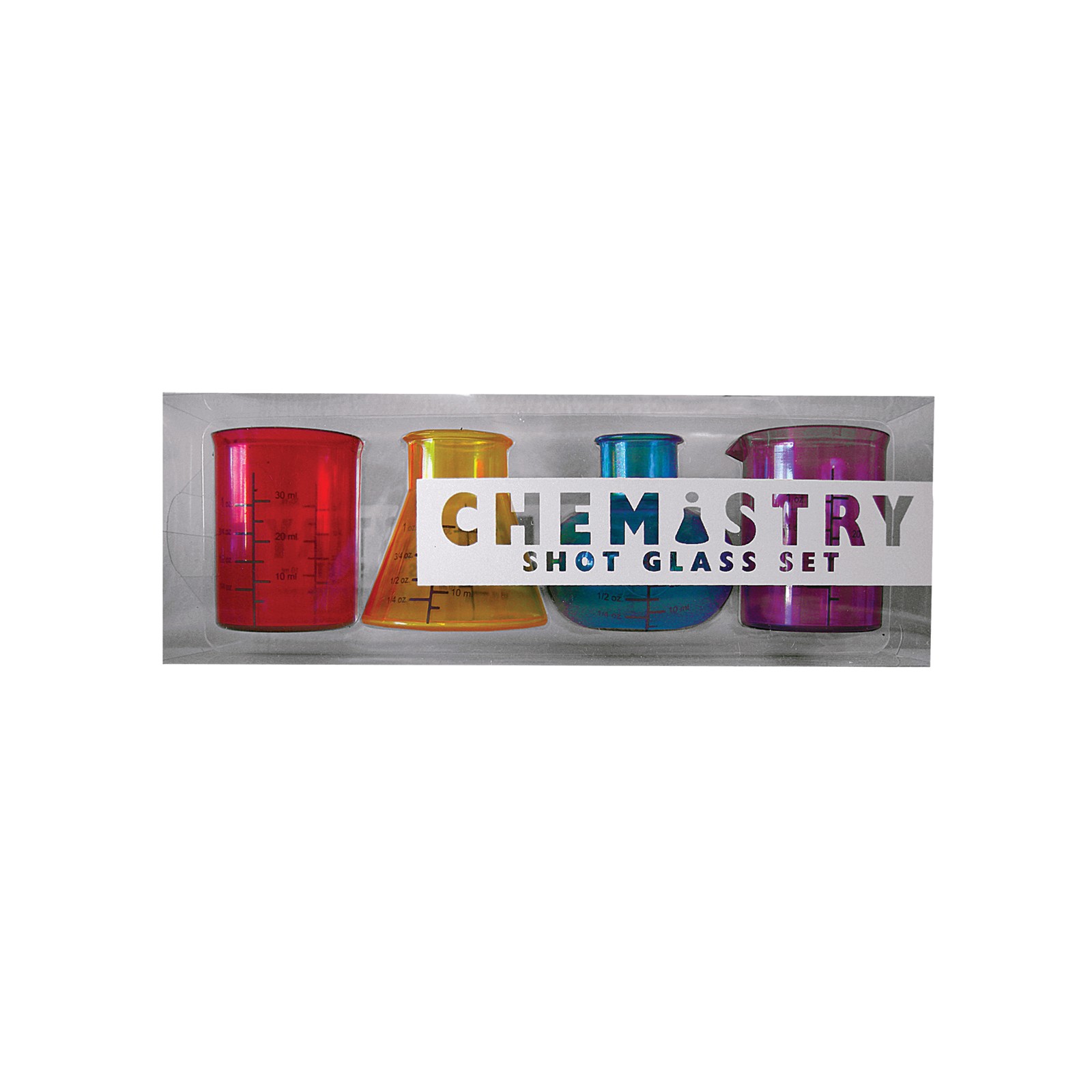 Chemistry Shot Glass Set Set of 4