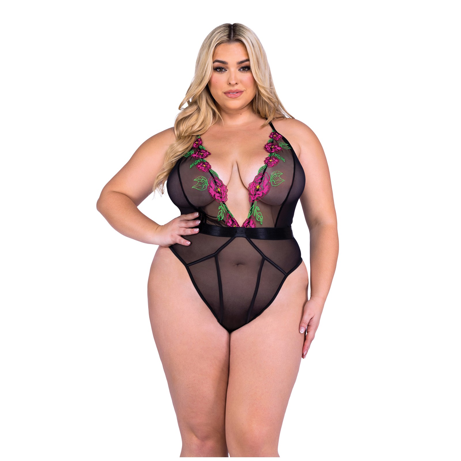 Peony Paradise Teddy - Elegant Sensual Wear