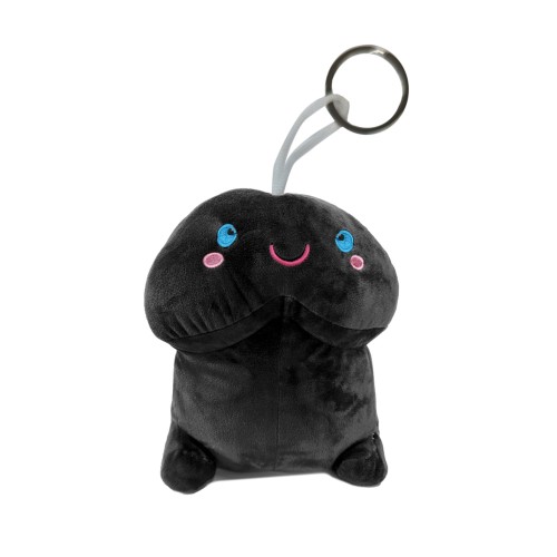 Plushie de Pene Corto Negro 4 Pulgadas