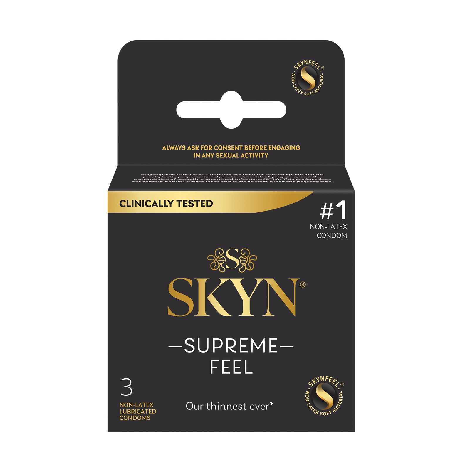 Lifestyles SKYN Supreme Feel Condoms - Pack of 3