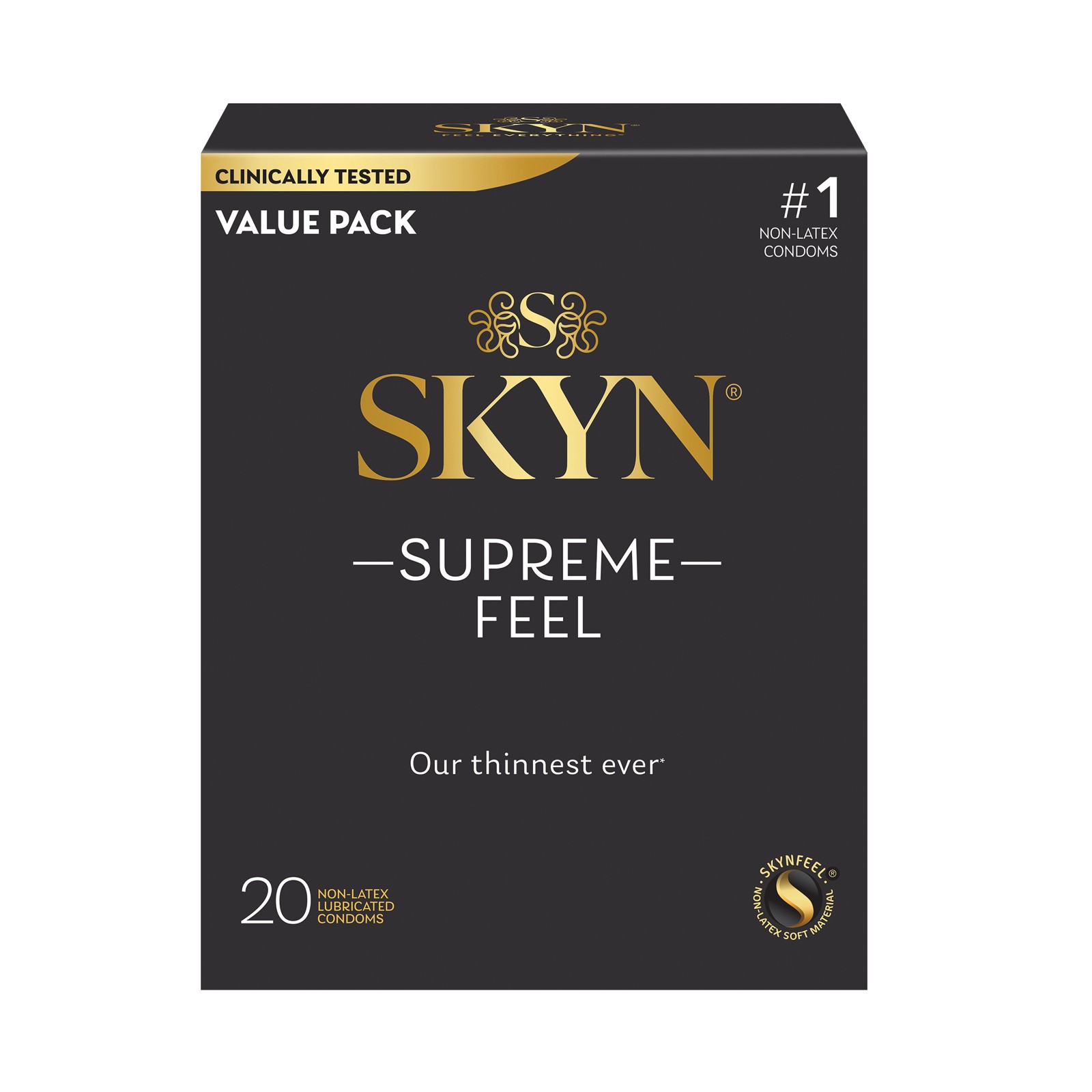 Condones Lifestyles SKYN Supreme Feel Pack de 20