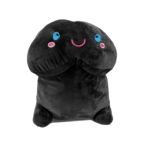 Plushy de Pene Corto Shots Negro 20 pulgadas