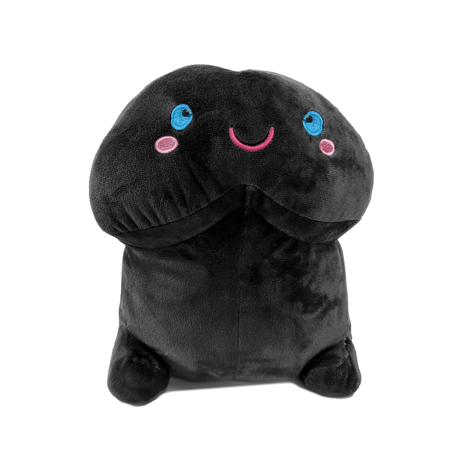 Plushy de Pene Corto Shots Negro 20 pulgadas