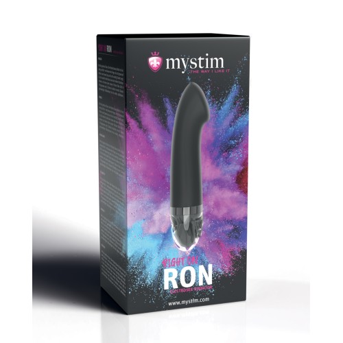 Mystim Right on Ron eStim G Vibrator Black