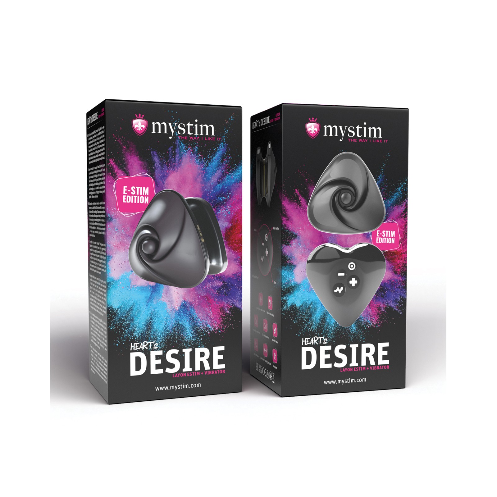 Vibrador eStim Mystim Hearts Desire para Sensación Única