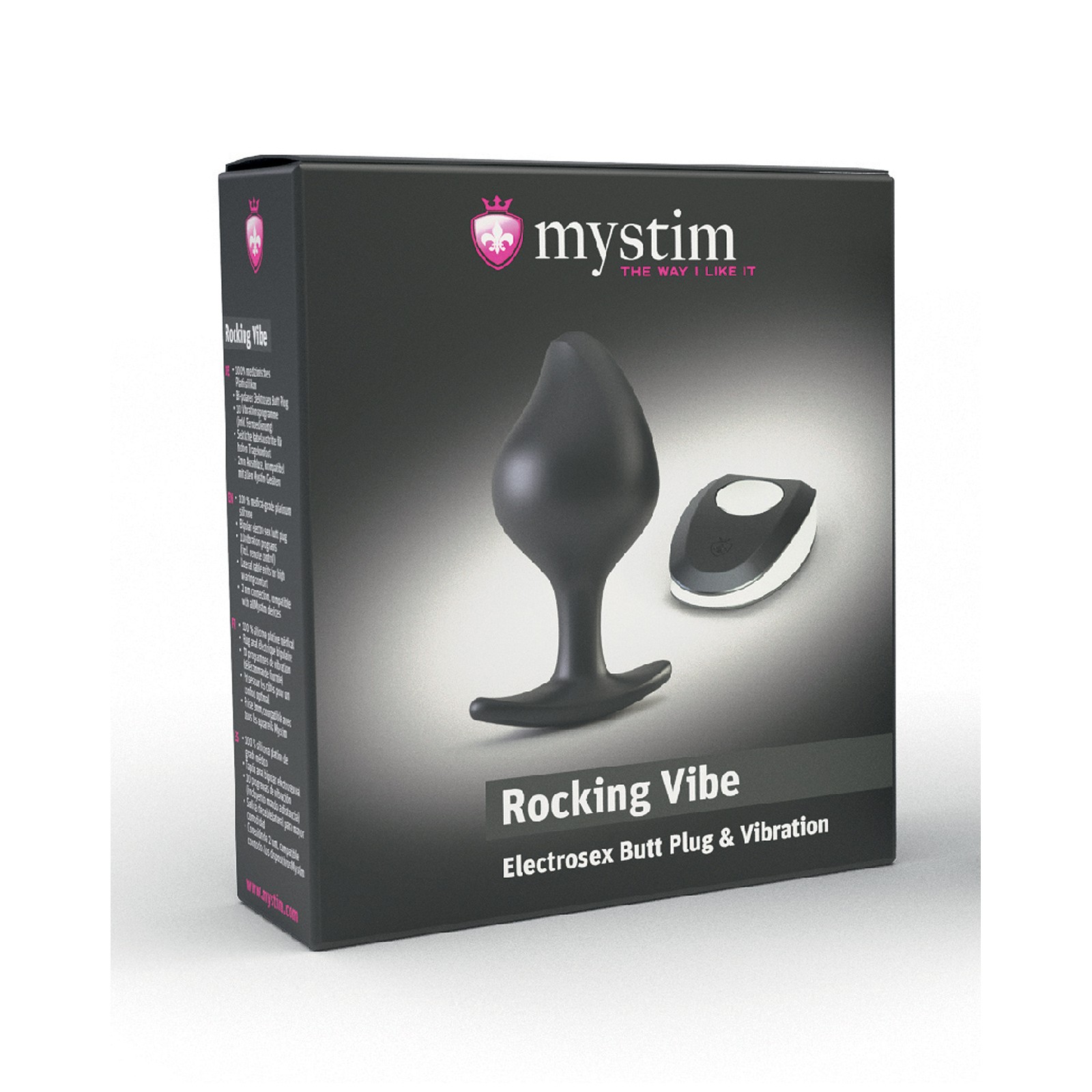 Buttplug de Silicona Mystim Rocking Force Pequeño