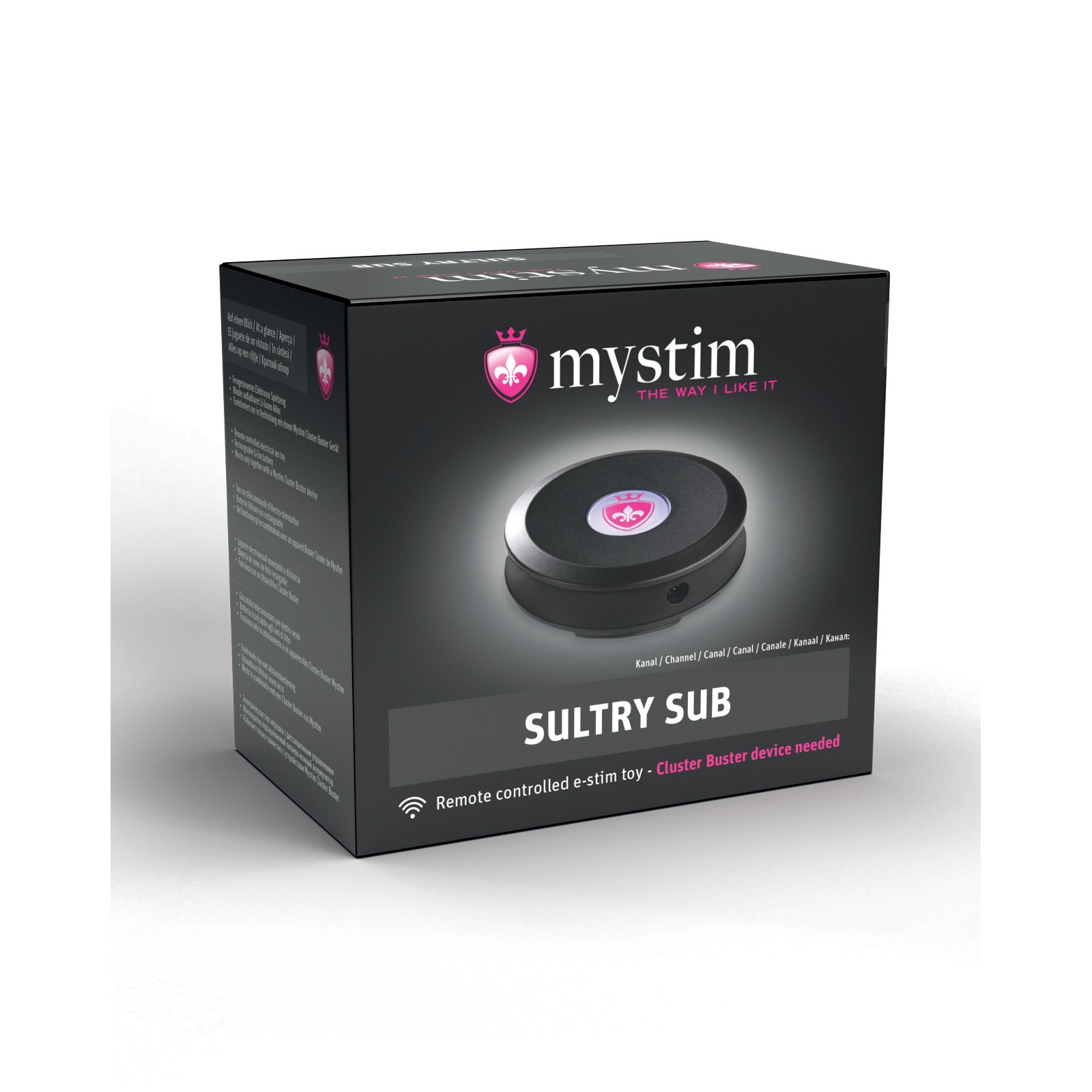 Mystim Sultry Subs Receptor Canal 3 - Negro