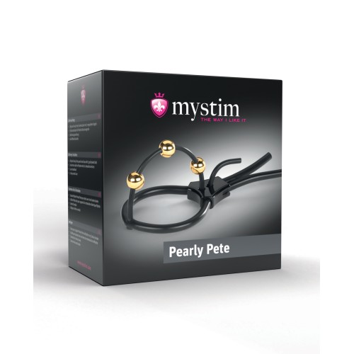 Mystim Pearly Pete Corona Strap Black