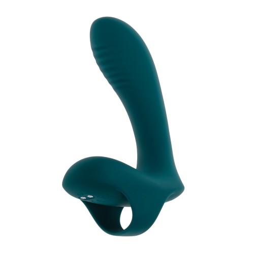 Vibrador Multiusos Playboy Wrapped Around My Finger Verde Oscuro