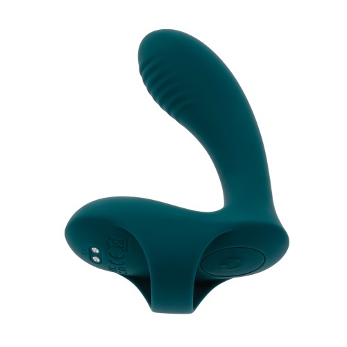 Vibrador Multiusos Playboy Wrapped Around My Finger Verde Oscuro