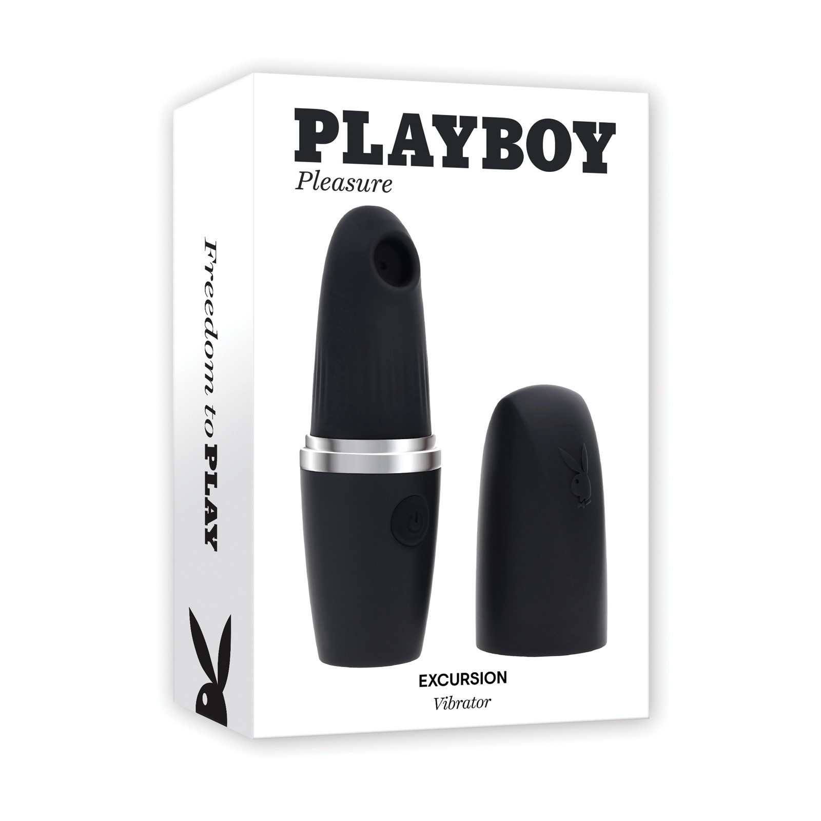 Vibrador de Succión Clitoral Playboy Pleasures Excursion - Negro