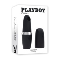 Vibrador de Succión Clitoral Playboy Pleasures Excursion - Negro