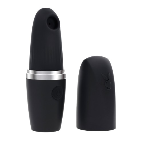 Playboy Pleasures Excursion Clitoral Suction Vibe - Black