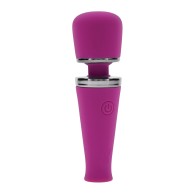 Playboy Pleasure Mic Drop Petite Wand Vibrator Fuschia