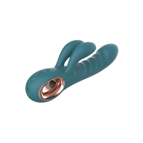 PRIVE Super Rabbit Vibrator Teal Rechargeable