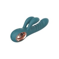 PRIVE Super Rabbit Vibrator Teal Rechargeable