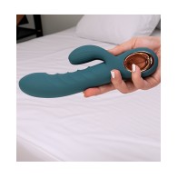 PRIVE Super Rabbit Vibrator Teal Rechargeable