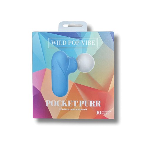 Mini Masajeador Wild Pop Vibe Pocket Purr