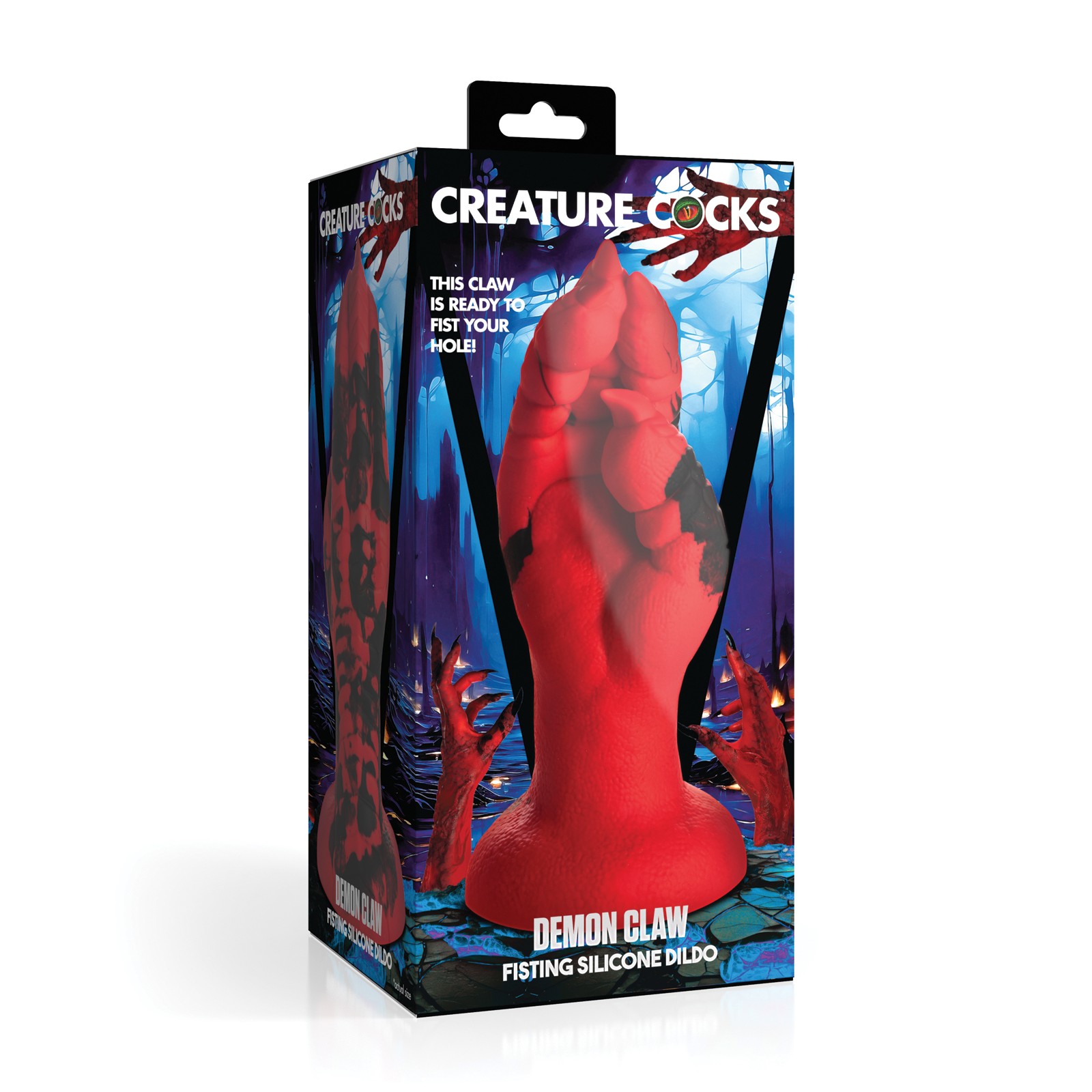 Dildo de Silicona Rojo Claw Demon de Creature Cocks